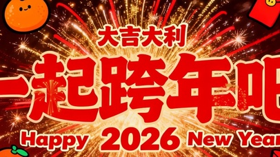 一起跨年带鱼屏双屏