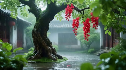 小清新雨天