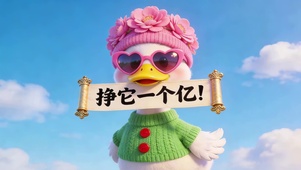 今年挣它一个亿