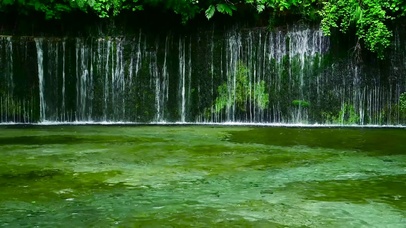 夏日清凉护眼溪水
