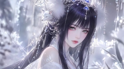 白狐美人
