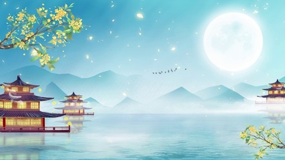 唯美浪漫古风背景