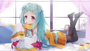 可爱甜点少女