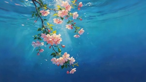 水下樱花