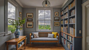 【雨景】雨中的休息间