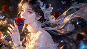 梦幻玫瑰仙气美少女