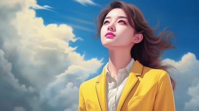 青春活力阳光少女