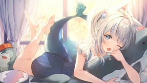 宅系萌猫女