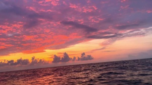 海上晚霞