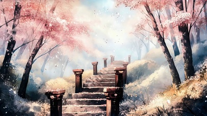 唯美AI插画壁纸