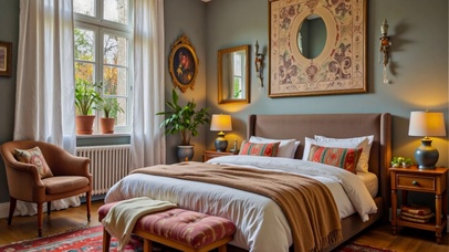 【雨景】卧室外下起了雨