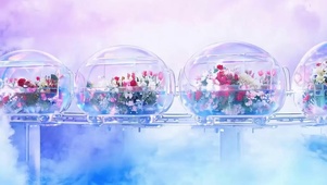 云雾花草树木带鱼屏