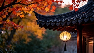 古亭秋景