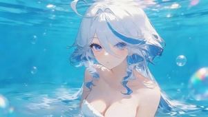 深海白发少女
