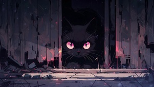 黑色小猫