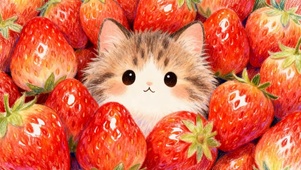 草莓猫咪