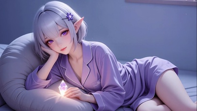 二次元精灵耳美女