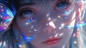 眼睛里有星星呀