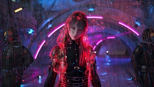 赛博朋克 唯美女孩