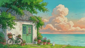 治愈海边小屋