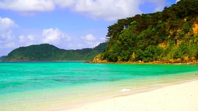 高山海岸海滩海浪