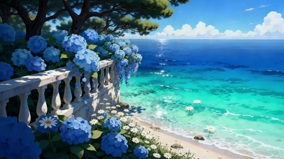蓝海露台