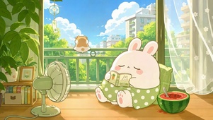 兔兔的夏日阅读时光