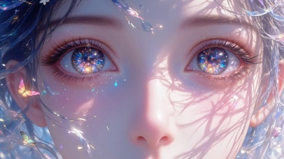 星星眼睛免费壁纸