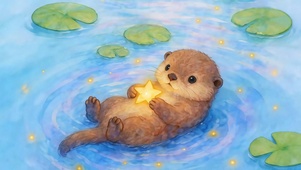 抱星小水獭