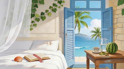 浪漫海边美景