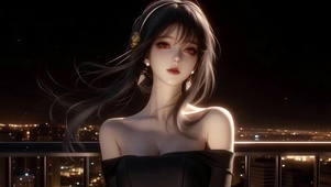 可爱女孩循环动画 