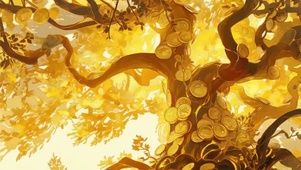 摇钱树金币