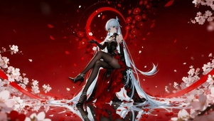 长腿黑丝国风女孩