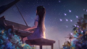 夏日星辰女孩