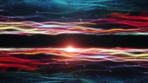 彩色科幻空间