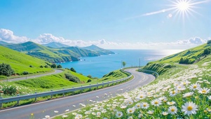 雏菊海岸环山公路