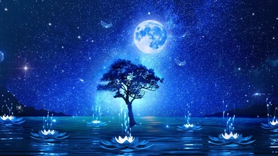 4K奇幻星空海景