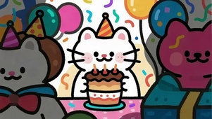 祝你生日快乐可爱猫猫