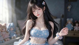 甜美可爱少女