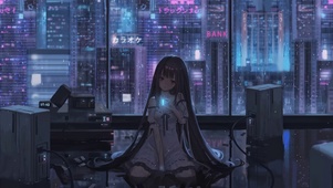 雨夜科技女孩