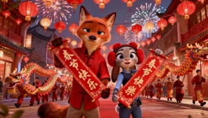 朱迪尼克祝你春节快乐