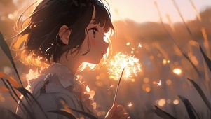 晚风轻轻吹