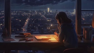 城市雨天学习