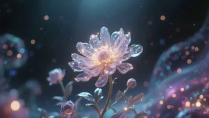 :璀璨梦境中的微光花