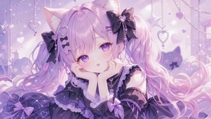 纯欲双马尾猫娘