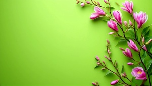 清新护眼玉兰花