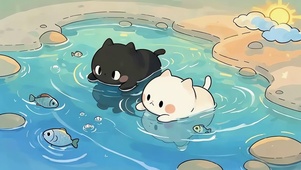 戏水小喵