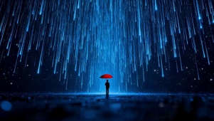 蓝色星雨