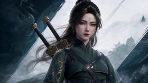 双剑侍女