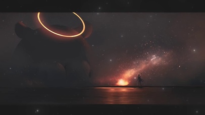 神光环宇宙星空星球